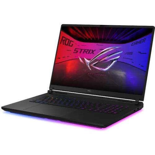 ASUS Laptop ROG Strix SCAR 18 G835LXG-TQ525X 18'' 3840 x 2400 Mini Led 240Hz U9-290HX/64GB/2x 2TB SSD NVMe PCIe 4.0/NVidia GeForce RTX 5090 24GB/Win 11 Pro/2Y/Off Black/With ROG backpack and Gaming Mouse