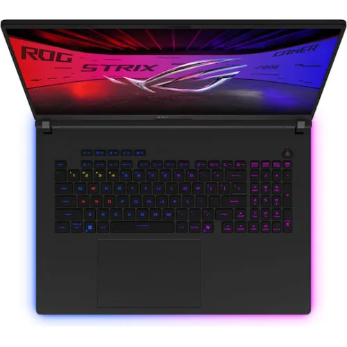 ASUS Laptop ROG Strix SCAR 18 G835LXG-TQ525X 18'' 3840 x 2400 Mini Led 240Hz U9-290HX/64GB/2x 2TB SSD NVMe PCIe 4.0/NVidia GeForce RTX 5090 24GB/Win 11 Pro/2Y/Off Black/With ROG backpack and Gaming Mouse