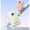 VENTION 20000mAh Power Bank (USB-C + USB-C/USB-C/USB-A) with Built-in USB-C to USB-C Cable 22.5W Beige LED Display Universal Type (FKBN0-C-TY) (VENFKBN0-C-TY)