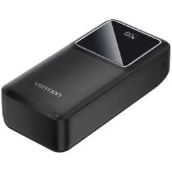 VENTION 30.000mAh Power Bank (Micro-USB + USB-C + USB-A + USB-A) 22.5W Black Led Display Type (FHMB0) (VENFHMB0)