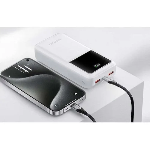 VENTION 30.000mAh Power Bank (Micro-USB + USB-C + USB-A + USB-A) 22.5W Black Led Display Type (FHMB0) (VENFHMB0)