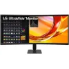 LG 34U601B Ultrawide VA HDR Curved Monitor 34" QHD 3440x1440 με Χρόνο Απόκρισης 5ms GTG