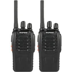 BAOFENG σετ ασύρματοι πομποδέκτες BF-88E, PMR, 0.5W, μαύρο, 2τμχ