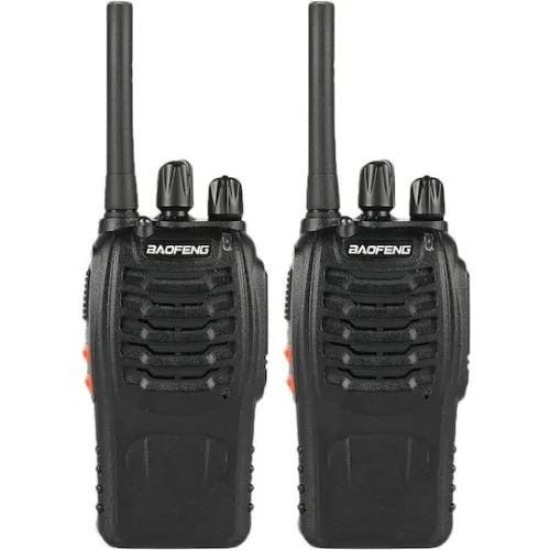 BAOFENG σετ ασύρματοι πομποδέκτες BF-88E, PMR, 0.5W, μαύρο, 2τμχ