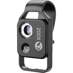 APEXEL φακός μικροσκόπιο APL-MS002 για smartphone κάμερα, 200x zoom, LED