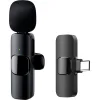 APEXEL ασύρματο μικρόφωνο APL-MIC003, USB-C, 2.4GHz, μαύρο