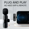 APEXEL ασύρματο μικρόφωνο APL-MIC003, USB-C, 2.4GHz, μαύρο