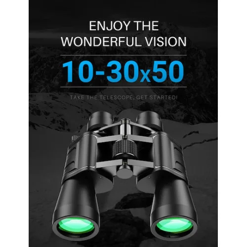 APEXEL κιάλια APS-PB10-30X50, 10x-30x zoom, Φ 50mm, μαύρα