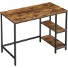 Vasagle Mεταλλικό γραφείο 100 x 50 x 75 cm  Χρώματος Καφέ (LWD046B01) (VASLWD046B01)