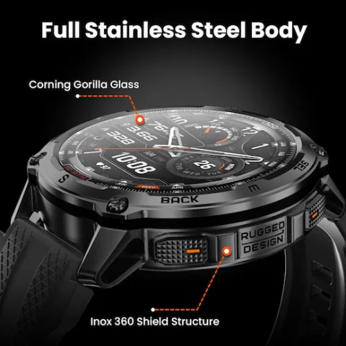 KOSPET smartwatch TANK T4, heart rate, 1.43