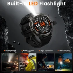 KOSPET smartwatch TANK T4C, heart rate, 1.5