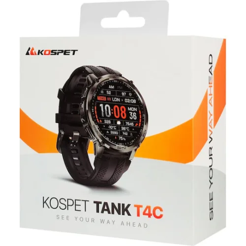 KOSPET smartwatch TANK T4C, heart rate, 1.5
