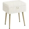 Songmics σκαμπό - τουαλέτας λευκό (cream white)  (LOM505WZ02) (SNGLOM505WZ02)