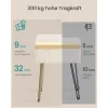 Songmics σκαμπό - τουαλέτας λευκό (cream white)  (LOM505WZ02) (SNGLOM505WZ02)