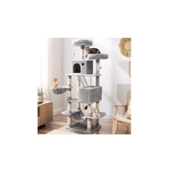 Feandrea Cat Tower XXl, Height 206 cm, up to 6 Cats (PCT190W01)  (FEAPCT190W01)