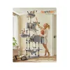 Feandrea Cat Tower, Height 143 cm, for up 4 Cats (PCT161W01)  (FEAPCT161W01)