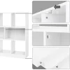 Vasagle Ξύλινη Βιβλιοθήκη με 8 Ράφια 97.5 x 30 x 100 cm Χρώματος Λευκό  (LBC52WT) (VASLBC52WT)