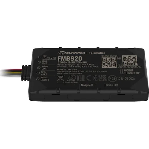 TELTONIKA GPS Tracker αυτοκινήτου FMB920AE5M01, GSM/GPRS/GNSS, Bluetooth