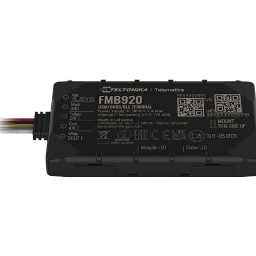 TELTONIKA GPS Tracker αυτοκινήτου FMB920AE5M01, GSM/GPRS/GNSS, Bluetooth