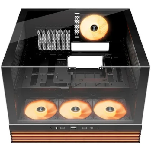 BEQUIET PC CHASSIS LIGHT BASE 600 LX BLACK BGW67, MIDI TOWER ATX, ARGB LIGHTING, W/O PSU, Side: 3x Light Wings LX Reversed 120mm PWM, Rear: 1x Light Wings LX 120mm PWM, 3YW.