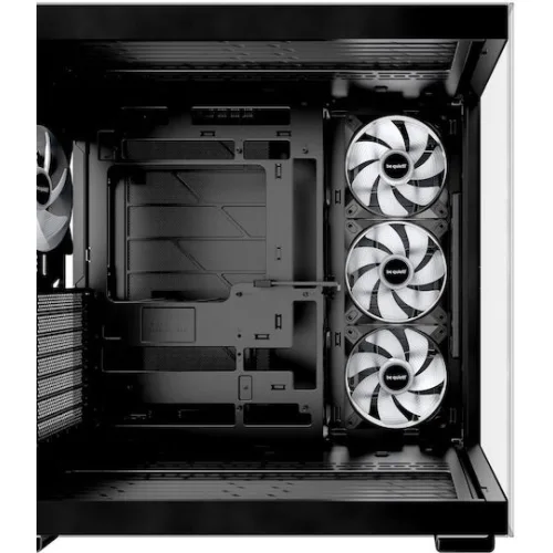 BEQUIET PC CHASSIS LIGHT BASE 600 LX BLACK BGW67, MIDI TOWER ATX, ARGB LIGHTING, W/O PSU, Side: 3x Light Wings LX Reversed 120mm PWM, Rear: 1x Light Wings LX 120mm PWM, 3YW.