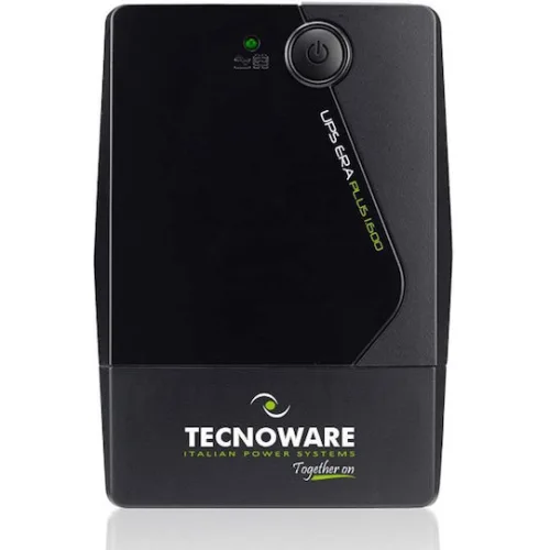 TECNOWARE UPS ERA PLUS 1600 SCHUKO TOGETHER ON, 1600VA/1120W, LINE INTERACTIVE W/ STABILIZER, SIMULATED SINEWAVE, 2YW ELECTRONIC PARTS & 1YW BATTERIES.