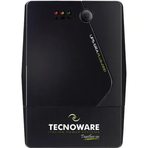 TECNOWARE UPS ERA PLUS 2100 IEC TOGETHER ON, 2100VA/1470W, LINE INTERACTIVE W/ STABILIZER, SIMULATED SINEWAVE, 2YW ELECTRONIC PARTS & 1YW BATTERIES.