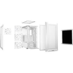 BEQUIET PC CHASSIS PURE BASE 501 LX WHITE BGW79, MIDI TOWER ATX, W/O PSU, Front: 3x Light Wings LX 120mm PWM White, Rear: 1x Light Wings LX 140mm PWM White, 3YW.