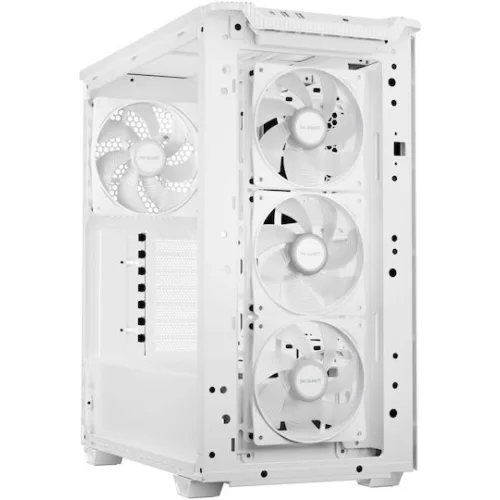 BEQUIET PC CHASSIS PURE BASE 501 LX WHITE BGW79, MIDI TOWER ATX, W/O PSU, Front: 3x Light Wings LX 120mm PWM White, Rear: 1x Light Wings LX 140mm PWM White, 3YW.