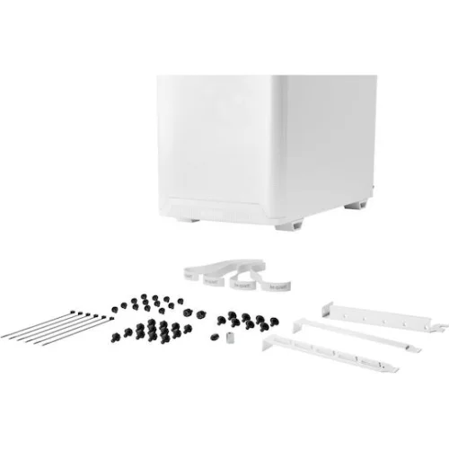 BEQUIET PC CHASSIS PURE BASE 501 LX WHITE BGW79, MIDI TOWER ATX, W/O PSU, Front: 3x Light Wings LX 120mm PWM White, Rear: 1x Light Wings LX 140mm PWM White, 3YW.