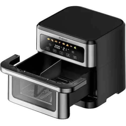 Φριτέζα Αέρος PRAF-40565 Primo Digital 10L 1800W Inox/Μαύρη