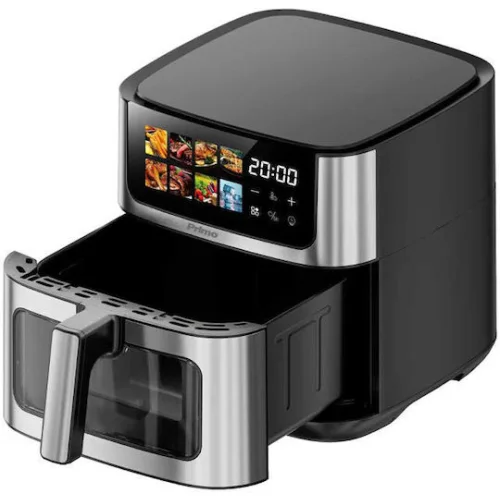 Φριτέζα Αέρος PRAF-40566 Primo Digital 8L 1800W Inox/Μαύρη