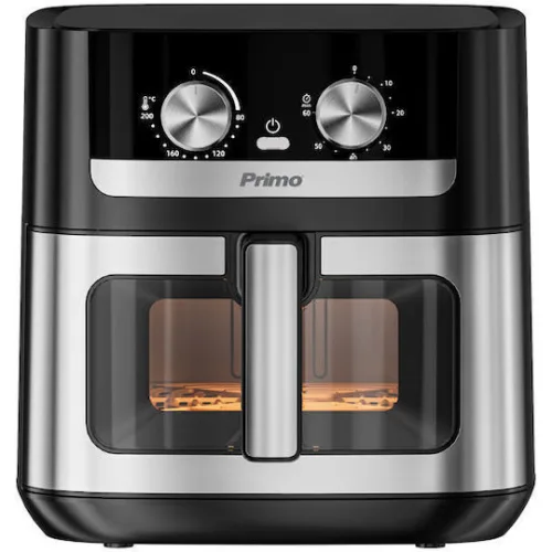 Φριτέζα Αέρος PRAF-40567 Primo Mechanical 8L 1800W Inox/Μαύρη