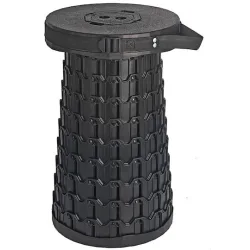 HOME USE πτυσσόμενο καρεκλάκι HUH-0269, αντοχή έως 200kg, 30x50cm, μαύρο