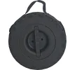 HOME USE πτυσσόμενο καρεκλάκι HUH-0269, αντοχή έως 200kg, 30x50cm, μαύρο