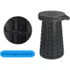 HOME USE πτυσσόμενο καρεκλάκι HUH-0269, αντοχή έως 200kg, 30x50cm, μαύρο