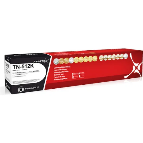 KONICA MINOLTA BIZHUB C454/554 TN512K BLACK TONER (A33K152) (MINTN512K)