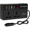 POWERTECH inverter αυτοκινήτου PTL-023, 200W, 12V DC σε 220V AC, με USB-C/3x USB
