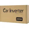 POWERTECH inverter αυτοκινήτου PTL-023, 200W, 12V DC σε 220V AC, με USB-C/3x USB