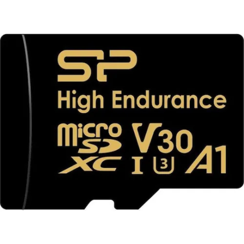 SILICON POWER κάρτα μνήμης microSDHC High Endurance, 64GB, Class 10 UHS-I U3 A1 V30