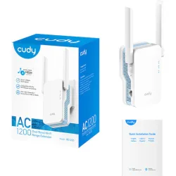 Cudy RE1200 v2 Mesh WiFi Extender Dual Band (2.4 & 5GHz) 1200Mbps