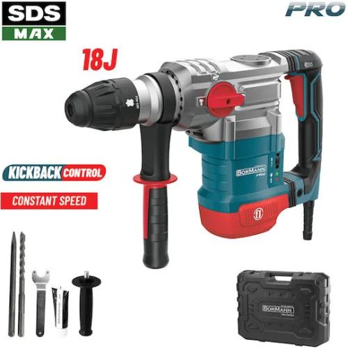 BORMANN BPH7500 Σκαπτικό Περιστροφικό Πιστολέτο 1600W,SDS-MAX,10J