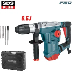 BORMANN Pro BPH4510 Σκαπτικό Περιστροφικό Πιστολέτο 1800W,SDS-PLUS,6.5J,5.6kg Βαλίτσα & Εξαρτήματα