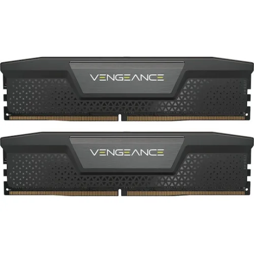 CORSAIR RAM DIMM XMS5 KIT 2x32GB CMK64GX5M2B6000Z30, DDR5, 6000MHz, LATENCY 30-36-36-76, 1.4V, VENGEANCE, INTEL XMP & AMD EXPO, BLACK, LTW.