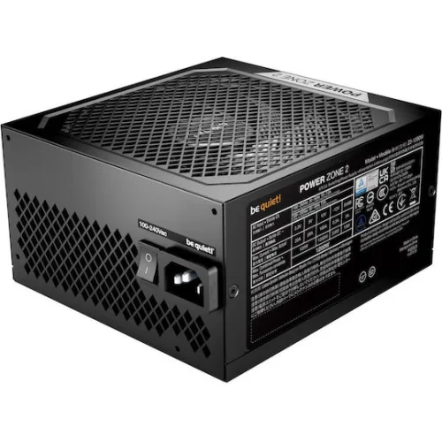 BEQUIET PSU POWER ZONE 2 1200W BP030EU, PLATINUM CERTIFIED, MODULAR CABLES, PURE WINGS 3 14CM SILENT FAN, 10YW.