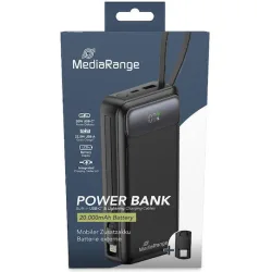 MediaRange Mobile charger I Powerbank, 20.000mAh, with Super Fast Charge 22,5W and Power Delivery 20W technology (MRMA756)