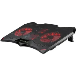 Esperanza Buran Cooling Pad για Laptop με 4 Ανεμιστήρες και Φωτισμό (EGC102) (ESPEGC102)