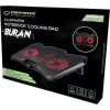 Esperanza Buran Cooling Pad για Laptop με 4 Ανεμιστήρες και Φωτισμό (EGC102) (ESPEGC102)