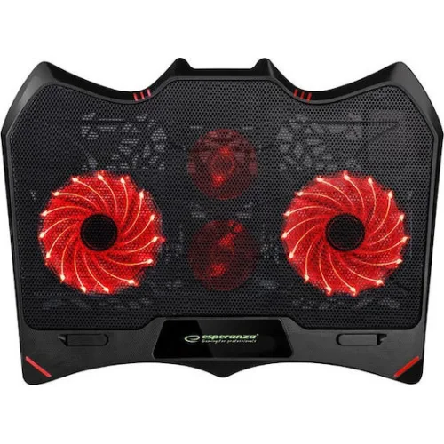Esperanza Buran Cooling Pad για Laptop με 4 Ανεμιστήρες και Φωτισμό (EGC102) (ESPEGC102)