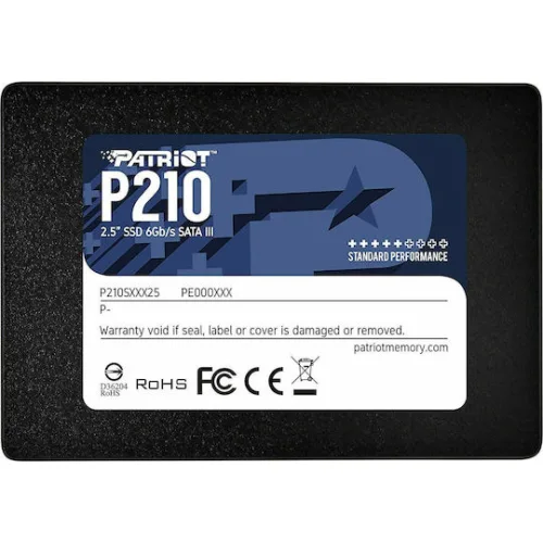 Patriot P210 512 GB Black SATA 6 Gb/s 25